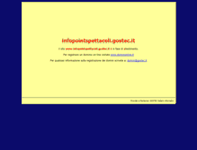 Tablet Screenshot of infopointspettacoli.gostec.it